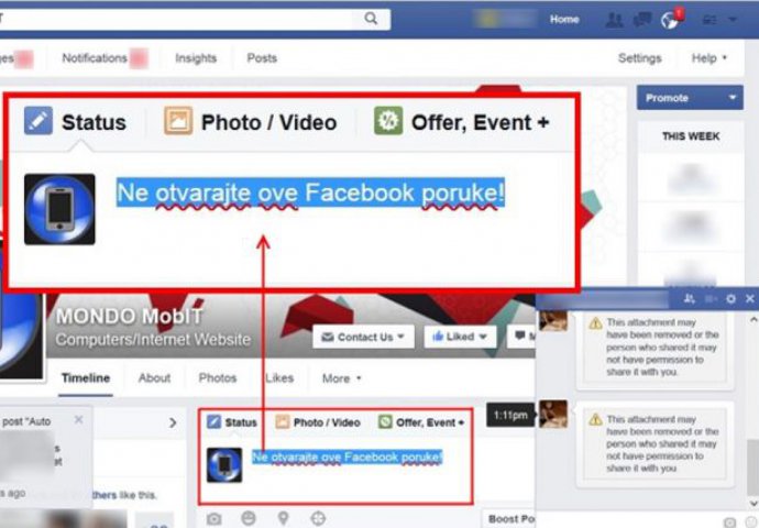 UPOZORENJE: Novi virus 'hara' Facebookom