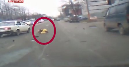 Stravičan video: Udario djevojku autom, a onda je tužio 