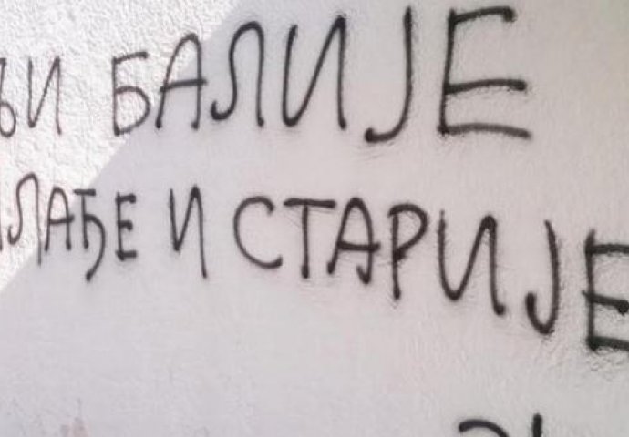 U Doboju osvanuli nacionalistički grafiti