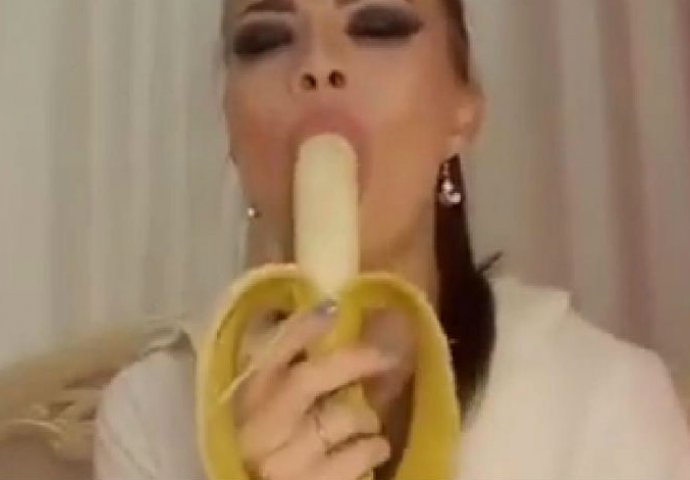 Maca ima opasnu konkurenciju: Pogledajte šta ova djevojka radi sa bananom!