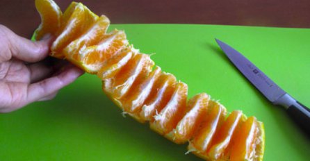 Ogulite narandžu u tri poteza!