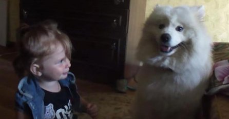 Istinska sreća: Pas ne može prestati ljubiti djevojčicu