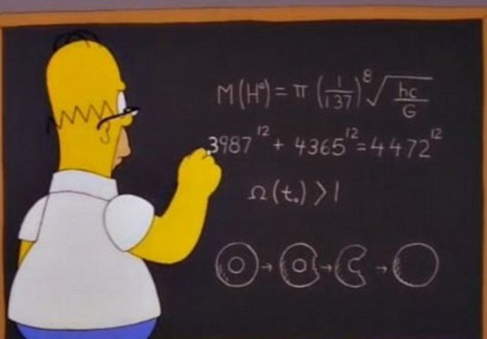 Homer Simpson prije 14 godina otkrio postojanje Higgsovog bozona?