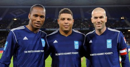 Legende ''ukrstile'' kopačke: Zidane, Ronaldo i Drogba u revijalnoj "Utakmici protiv siromaštva"