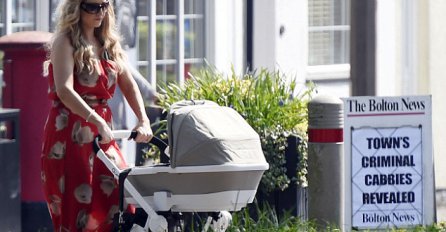 Catherine Tyldesley poslije poroda u opuštenim šetnjama sa malim sinom Alfiem