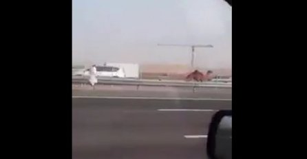 Vozili su se auto-putem u Dubaiju, a onda su ugledali nešto što će vas nasmijati do suza!