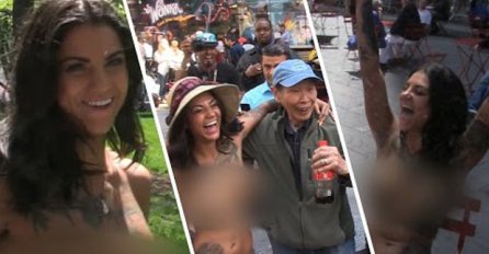 Kako biste vi reagovali kada bi vam prišla porno glumica u toplesu?