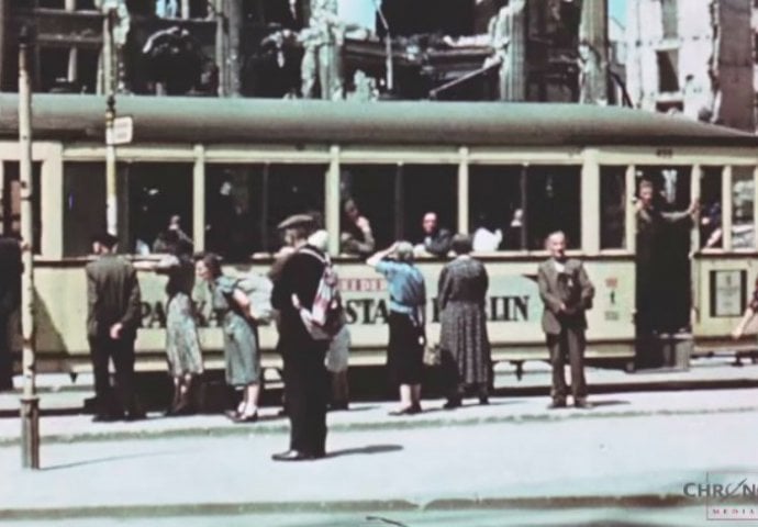 Rijetki snimci u boji otkrili kako je izgledao Berlin u maju 1945.