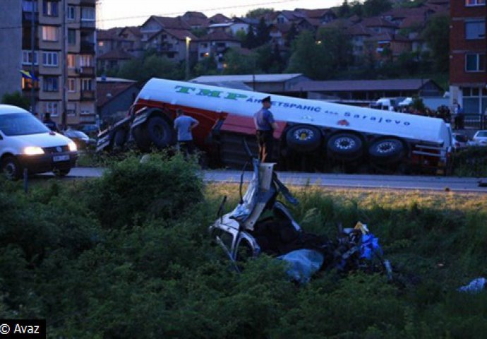 Zenica: Sudar cisterne i automobila, poginula jedna osoba!