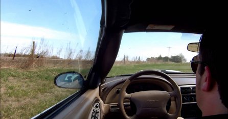 (VIDEO) Kakvu je samo sreću imao: Zaspao za volanom i za dlaku izbjegao smrt!