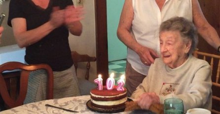 URNEBESNO: Bakica (102) željela da ugasi svjećice na torti, a onda se desilo nešto nepredviđeno!