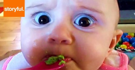 Pogledajte urnebesnu reakciju bebe kada prvi put proba avokado