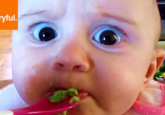 Pogledajte urnebesnu reakciju bebe kada prvi put proba avokado