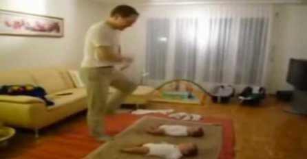 Hit na internetu: Pogledajte novu plesnu baby tačku koju je izmislio ovaj tata!