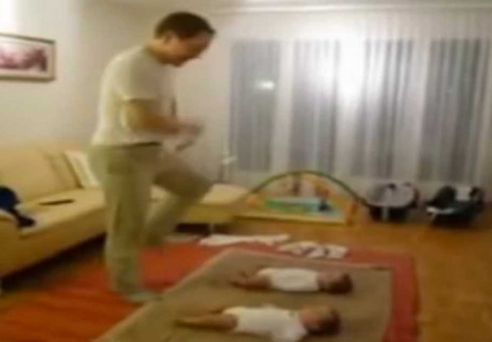 Hit na internetu: Pogledajte novu plesnu baby tačku koju je izmislio ovaj tata!