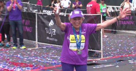 (VIDEO) KAKVA KRALJICA: Ima 92 godine i istrčala je maraton