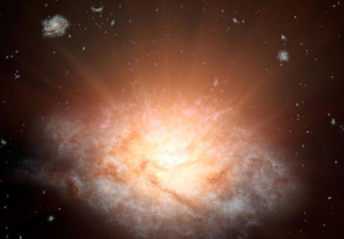 Najsjajnija galaksija svijetli svjetlošću 300 triliona Sunaca