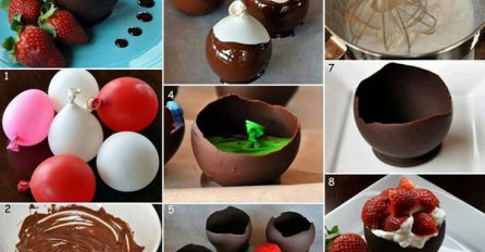 Budite kreativni: Napravite čokoladne posudice