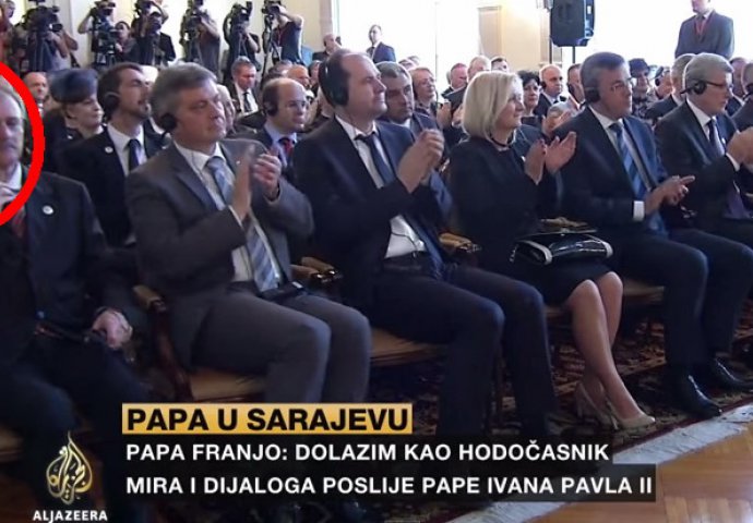 SKANDAL u Predsjedništvu BiH: Pogledajte šta je radio Milorad Dodik tokom papinog govora