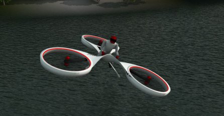 Ovo je "Flike" leteće biciklo budućnosti