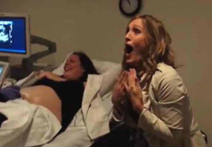 Pogledajte reakciju buduće tetka kada je saznala da će joj sestra na svijet donijeti blizance!