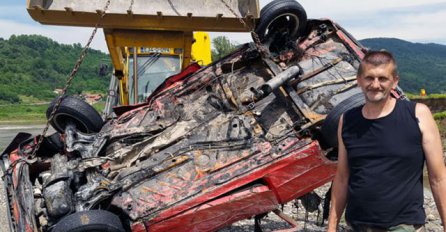 I to je moguće u BiH: Pronašao 'golfa' nakon 13 mjeseci u rijeci Bosni