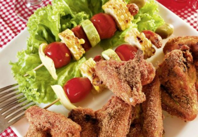 Pileća krilca s parmezanom