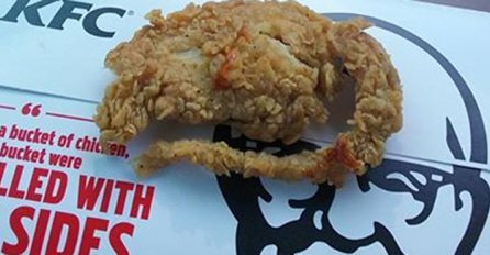 ZGROŽENI GOST KFC-a  Zavirio u pakovanje i uočio dugi rep na onome što su trebala biti pileća prsa
