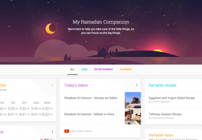 Google obradovao muslimane: Pokrenuo web portal My Ramadan Companion