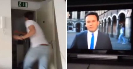 Pogledajte reakciju mladića kada je saznao da su blizini njegovog doma televizijske kamere!