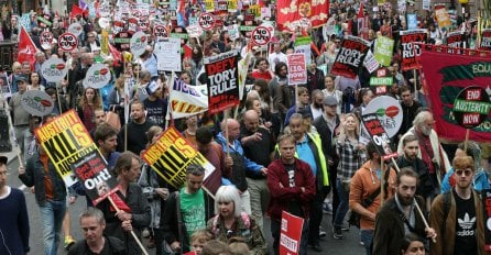 U centru Londona oko 250.000 ljudi: Ovo je samo početak talasa demonstracija