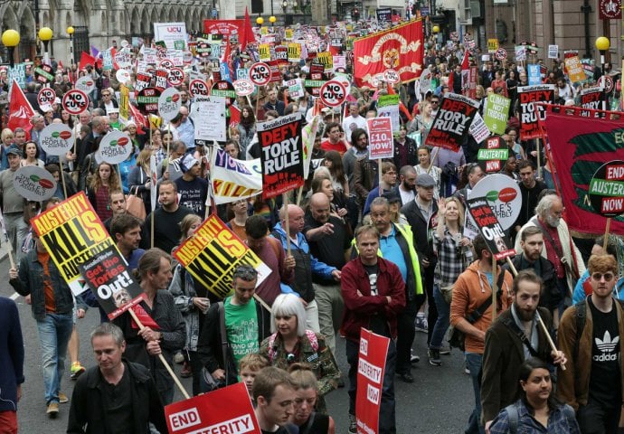 U centru Londona oko 250.000 ljudi: Ovo je samo početak talasa demonstracija