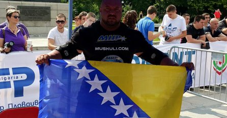 Najjači čovjek BiH zauzeo 9. mjesto u Bugarskoj