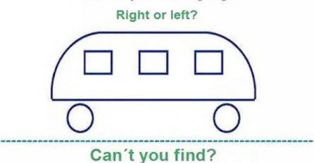 Test koji je izludio internet: Kuda ide ovaj autobus, lijevo ili desno?