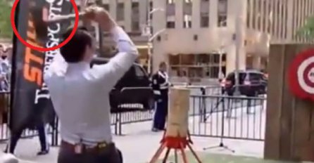 U ŽIVOM PROGRAMU: Pogledajte kako je novinar američkog Fox Newsa sjekirom pogodio bubnjara!