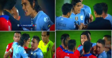 Drama u četvrtfinalu: Čile izbacio Urugvaj, Cavani poludio zbog isključenja