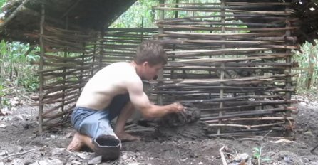Užitak za gledanje: Golim rukama je sagradio vrhunsko skrovište u divljini