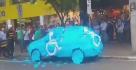 NAUČIO LEKCIJU: Evo šta se desilo Brazilcu koji je parkirao auto na mjestu za invalide