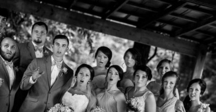 Ovakvu fotografiju s vjenčanja još niste vidjeli: Pogledajte zbog čega su im lica užasnuta!