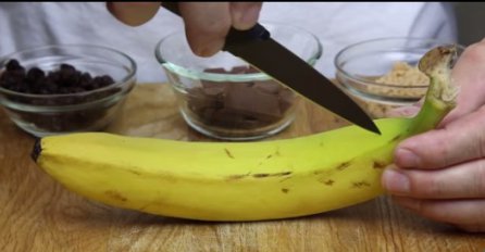 Pogledajte šta je napravio kada je presjekao bananu: Ljubitelji banane će biti oduševljeni!