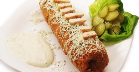 Pohovane palačinke sa kobasicama