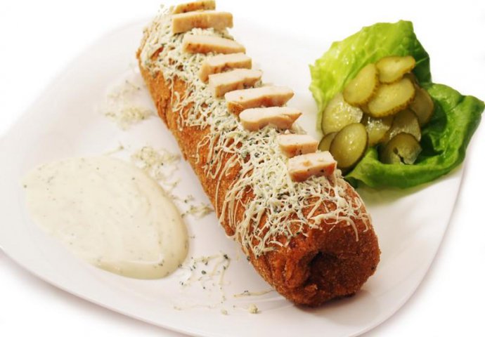 Pohovane palačinke sa kobasicama