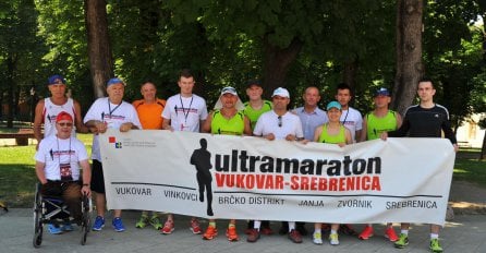 Ultramaraton Vukovar - Srebrenica posvećen 20. godišnjici genocida u Srebrenici