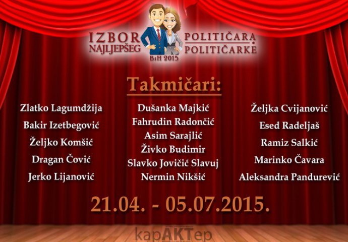 Nakon tri mjeseca tijesne borbe: Izabran najljepši političar u BiH!