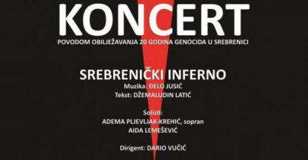 "Srebrenički inferno" 10. jula u Narodnom pozorištu u Sarajevu