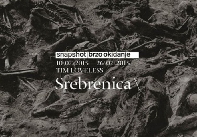 U Zagrebu otvorena potresna izložba fotografija iz Srebrenice