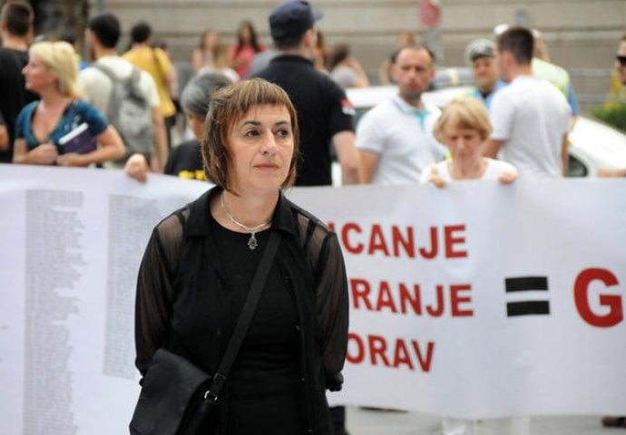 Staša Zajović o politici Srbije prema genocidu u Srebrenici