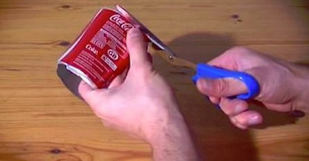 GENIJALNO: Isjekao je konzervu Coca-Cole na pola. Krajnji rezultat će vas oduševiti!