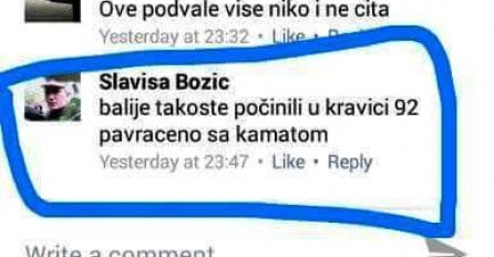 Ministarstvo šuti: Pripadnik OS BiH Slaviša Božić vrijeđa Bošnjake na FB