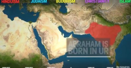 (VIDEO) Pogledajte kako se religije šire svijetom